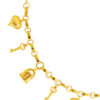 TOMEI Lusso Italia Love Lock Bracelet, Yellow Gold 916