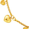 TOMEI I-Love-U Bracelet, Yellow Gold 916