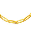 TOMEI Lusso Italia Loop Link Necklace, Yellow Gold 916