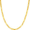 TOMEI Lusso Italia Loop Link Necklace, Yellow Gold 916