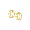 TOMEI Lusso Italia Earrings, Yellow Gold 916