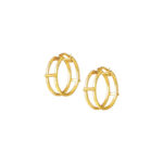TOMEI Lusso Italia Earrings, Yellow Gold 916