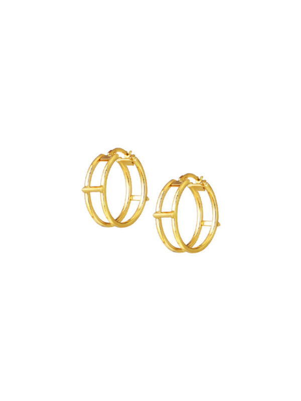 TOMEI Lusso Italia Earrings, Yellow Gold 916