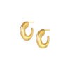 TOMEI Lusso Italia Loop Earrings, Yellow Gold 916