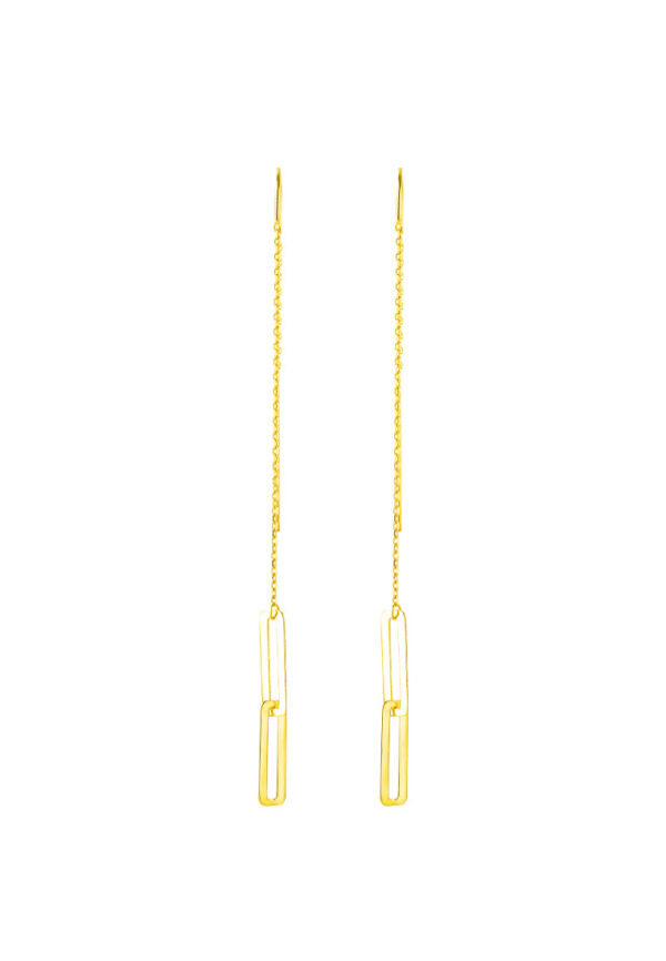 TOMEI Lusso Italia Drop Earrings, Yellow Gold 916