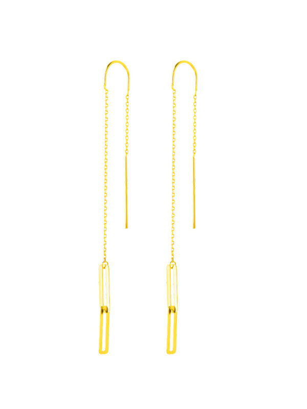 TOMEI Lusso Italia Drop Earrings, Yellow Gold 916
