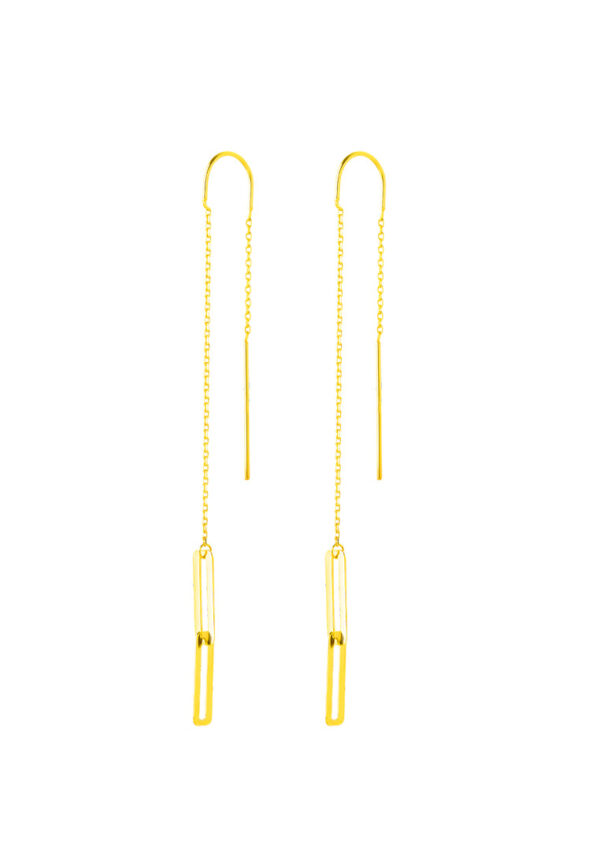 TOMEI Lusso Italia Drop Earrings, Yellow Gold 916