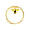 TOMEI Lusso Italia Bee Ring, Yellow Gold 916