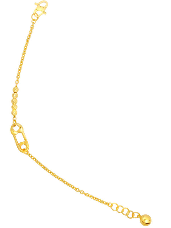 TOMEI Pin Kids Bracelet, Yellow Gold 916