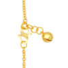 TOMEI Pin Kids Bracelet, Yellow Gold 916