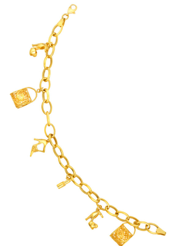 TOMEI Lusso Italia Fashion Accessories Bracelet, Yellow Gold 916