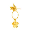TOMEI Lusso Italia Love In The Air Earrings, Yellow Gold 916
