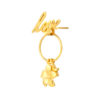 TOMEI Lusso Italia Love In The Air Earrings, Yellow Gold 916