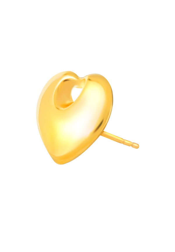 TOMEI Lusso Italia Sweet Heart Earrings, Yellow Gold 916