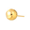 TOMEI Lusso Italia Laser Ball Earrings, Yellow Gold 916