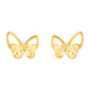 TOMEI Lusso Italia Butterfly Earrings, Yellow Gold 916