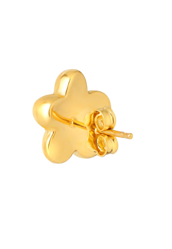 TOMEI Lusso Italia Five Leaves Clover Earrings, Yellow Gold 916