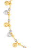 TOMEI Dual-Tone Lovely Beads Bracelet, Yellow Gold 916