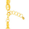 TOMEI Dual-Tone Heart Bracelet, Yellow Gold 916