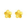TOMEI Lusso Italia Flower Earrings, Yellow Gold 916