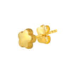 TOMEI Lusso Italia Flower Earrings, Yellow Gold 916