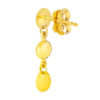 TOMEI Lusso Italia Dangling Earrings, Yellow Gold 916