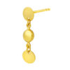 TOMEI Lusso Italia Dangling Earrings, Yellow Gold 916