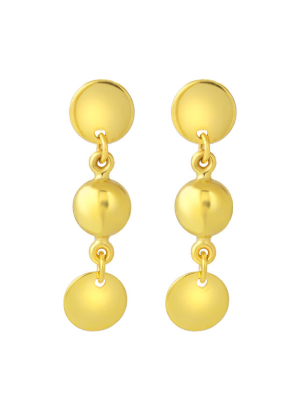 TOMEI Lusso Italia Dangling Earrings, Yellow Gold 916
