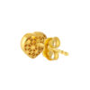 TOMEI Lusso Italia Heart Earrings, Yellow Gold 916