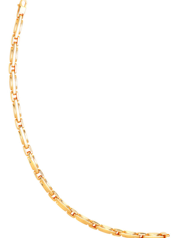 TOMEI Lusso Italia Posh Interlocking Bar Bracelet, Yellow Gold 916