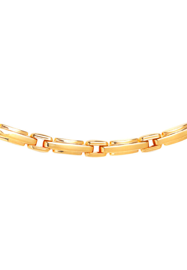 TOMEI Lusso Italia Posh Interlocking Bar Bracelet, Yellow Gold 916