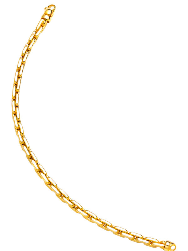TOMEI Lusso Italia Interlocking Chain Bracelet, Yellow Gold 916