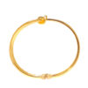 TOMEI Chic Knotted Bangle, Yellow Gold 916