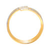 TOMEI Dual-Tone Layered Spiral Ring, Yellow Gold 916