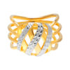 TOMEI Dual-Tone Enchanting Ring, Yellow Gold 916