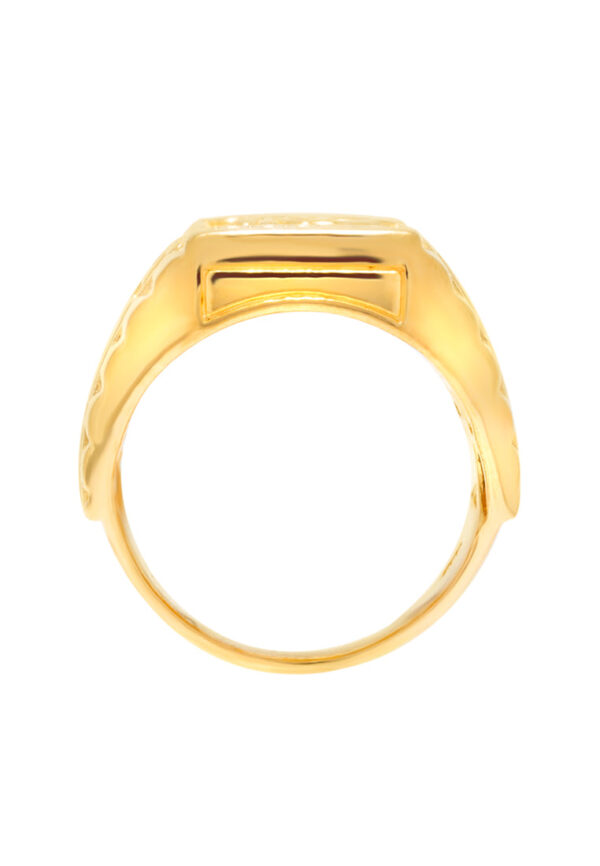 TOMEI Bold Ring, Yellow Gold 916