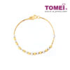 Tomei Caparisoned in Bonny Spheres Bracelet, Yellow Gold 916