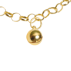 TOMEI Jingling & Blessing Quadruple Treasures Baby Anklet, Yellow Gold 916 (22K)