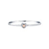 TOMEI Love Lock Sweetheart Collection Diamond Set, White Gold 750