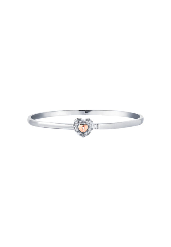 TOMEI Love Lock Sweetheart Collection Diamond Set, White Gold 750
