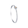 TOMEI Love Lock Sweetheart Collection Diamond Set, White Gold 750