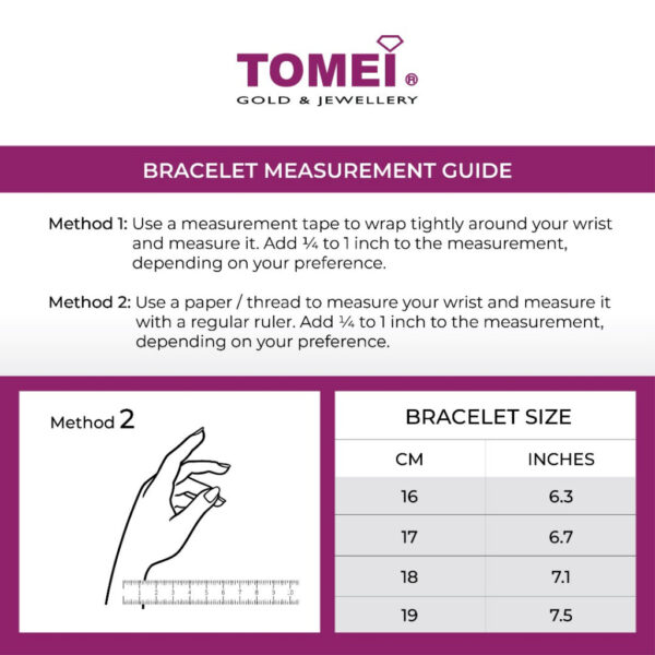 TOMEI Diamond Cut Collection Bangle, Yellow Gold 916