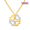TOMEI Diamond Cut Collection The Joint Of Love Necklace, Yellow Gold 916