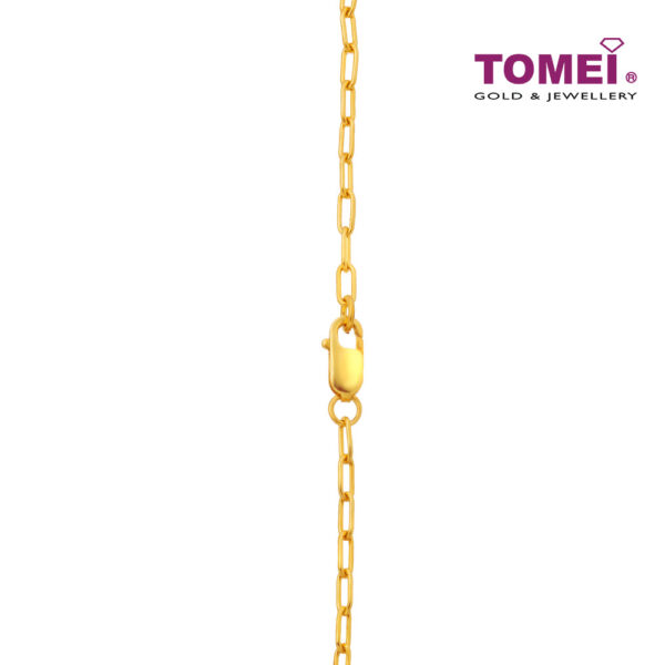 TOMEI Love Is Beautiful Collection Dual-Tone Bracelet, Yellow Gold 916
