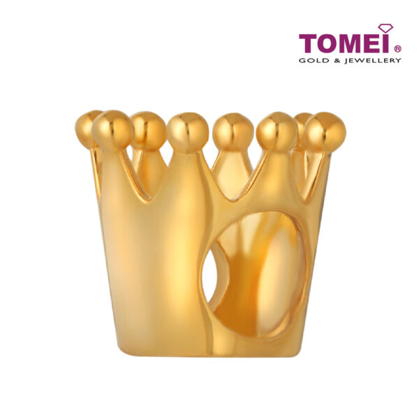 TOMEI Crown Charm, Yellow Gold 916