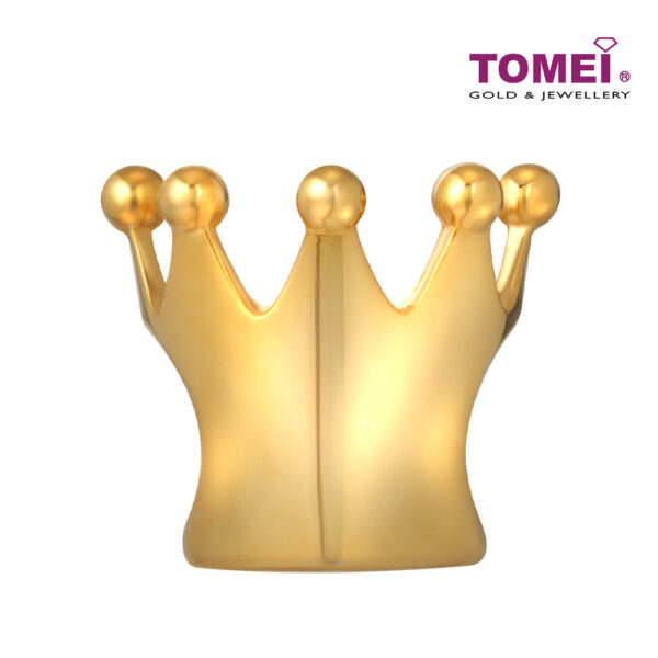 TOMEI Crown Charm, Yellow Gold 916