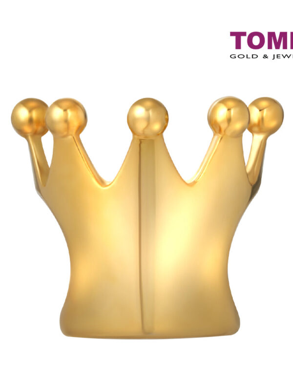 TOMEI Crown Charm, Yellow Gold 916