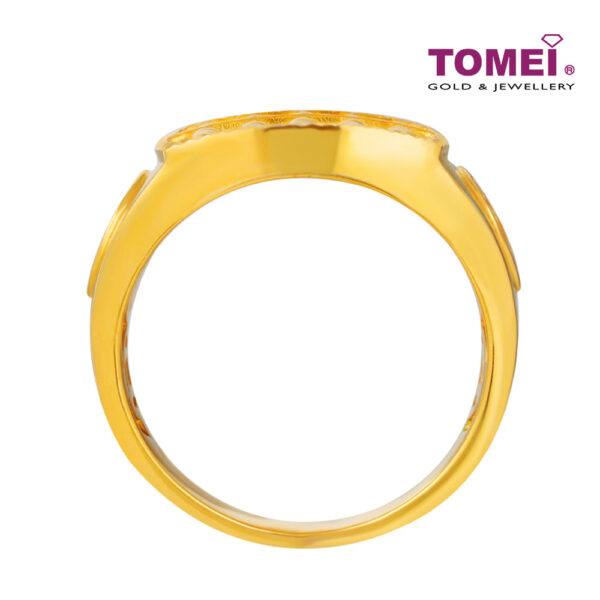 TOMEI Abacus Ring, Yellow Gold 916