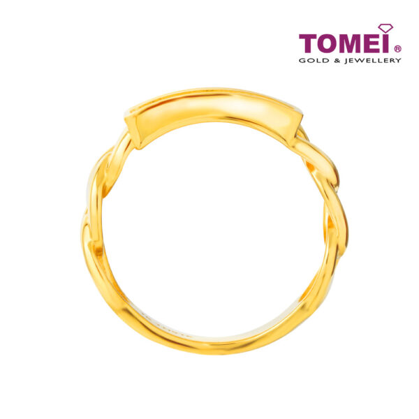 TOMEI Abacus Ring, Yellow Gold 916
