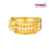 TOMEI Abacus Ring, Yellow Gold 916